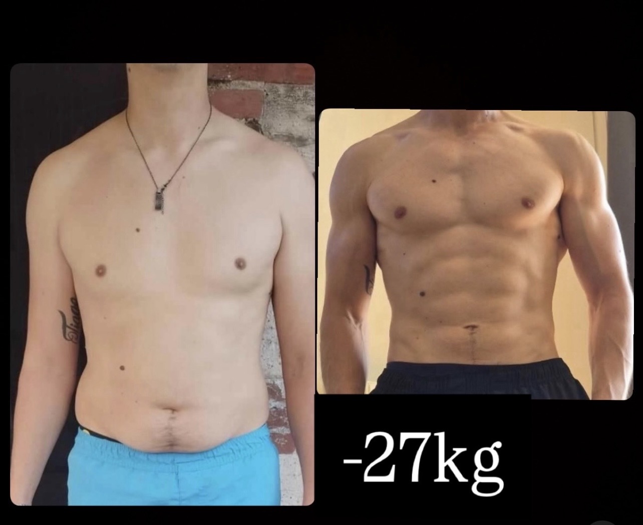 Transformation client -27kg